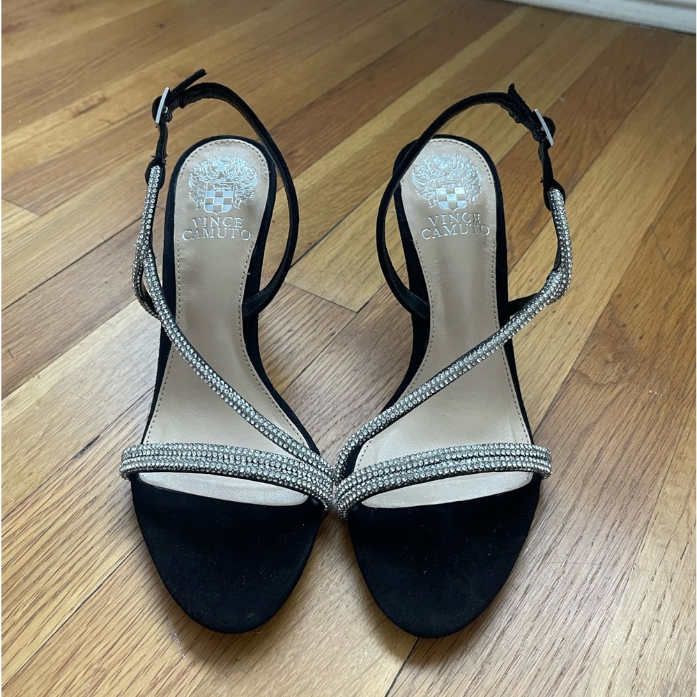Vince Camuto Rhinestone Heel - Brand New